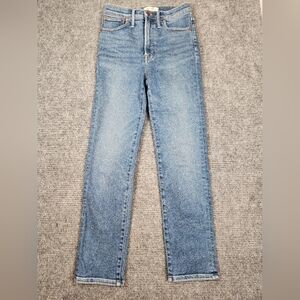 Madewell The Perfect Vintage Jean High Rise 27 Medium Wash Prep 90s Straight